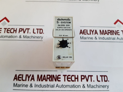 Electromatic Sa 205 220 Delay On Operate With Base 0,8-18 Sec