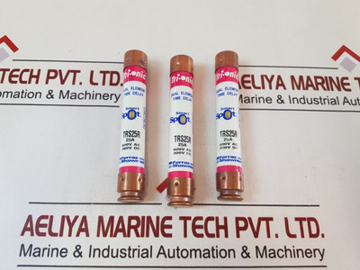 Set Of 3X ferraz Shawmut Trs25R Time Delay Fuse Set Of 3X ferraz Shawmut Trs25R Time Delay Fuse