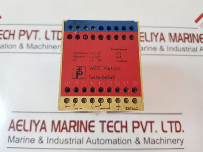 Isolated Switch Amplifier Relay We77/Ex1-2U 06341S Pepperl+Fuchs Isolated Switch Amplifier Relay We77/Ex1-2U 06341S Pepperl+Fuchs