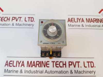 Omron H3Ba-8 Timer Module With Base 24Vdc 19Y10N