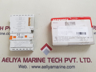 Beckhoff EL2004 digital output module - 4 x 24V DC / 0.5A Beckhoff EL2004 digital output module - 4 x 24V DC / 0.5A
