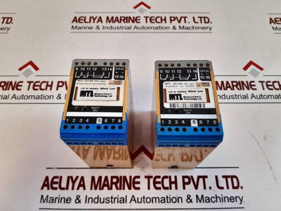 Mtl 2314A Measurement Technology Temperature Trip Amplifier Type K 24Vdc Mtl 2314A Measurement Technology Temperature Trip Amplifier Type K 24Vdc