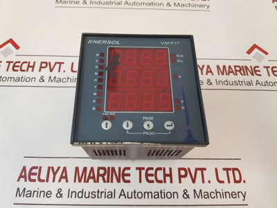 No. Vafp 1710 Phase Multifunction Meter Enersol No. Vafp 1710 Phase Multifunction Meter Enersol