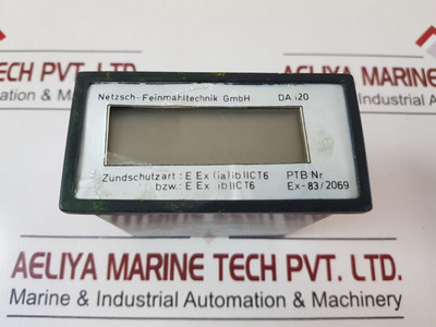 Digital Display Device Da 120 Gonnheimer Netzsch-feinmahltechnik Gmbh Digital Display Device Da 120 Gonnheimer Netzsch-feinmahltechnik Gmbh