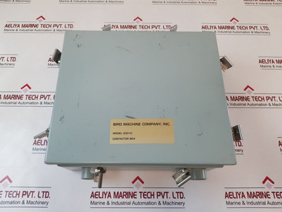 : 00010 Bird Machine Company Contactor Box : 00010 Bird Machine Company Contactor Box