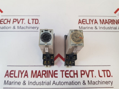 Lot Of 4X Omron H3Y-2-timer 110Vac Lot Of 4X Omron H3Y-2-timer 110Vac