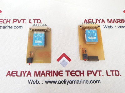 Erni 780820/2 Relay Card - 4a 250v - 1190 - 24 v Erni 780820/2 Relay Card - 4a 250v - 1190 - 24 v