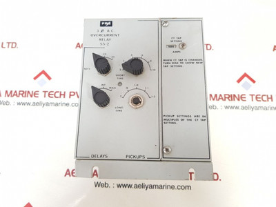 Fpe ss-2 relay 1600 amps, 2-10 short time, .7-1.3 long time Fpe ss-2 relay 1600 amps, 2-10 short time, .7-1.3 long time