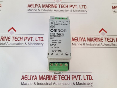 Omron S8Vt-f12024E Switch Mode Power Supply 50/60Hz 0.5A E152784 Omron S8Vt-f12024E Switch Mode Power Supply 50/60Hz 0.5A E152784