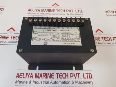 Toyo Keiki El-3T 3-phase Watt Converter 0~250 Kw