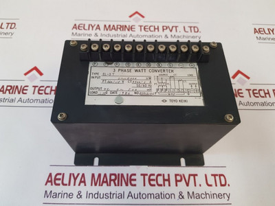 El-3T Toyo Keiki 3-phase Watt Converter