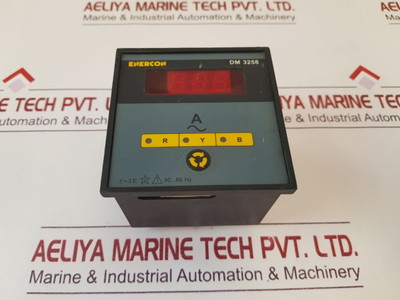 Enercon Dm 3258 Digital Panel Meter Ct 250/5A Enercon Dm 3258 Digital Panel Meter Ct 250/5A
