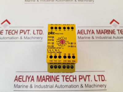 Pilz Pnoz Xv3 3/24 Vdc 3N/O 2N/O T Safety Relay 24 Vdc 4,5W