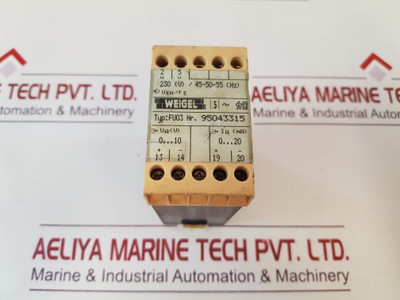 Weigel Fu03 Transducer 95043315 Free Shipping