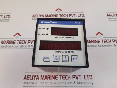 1006 Masibus Flow Indicator Totaliser 0.0 To 100.0%