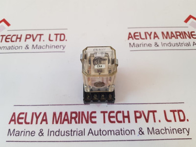 Cr-100V Relay With Base 250V 7.5A