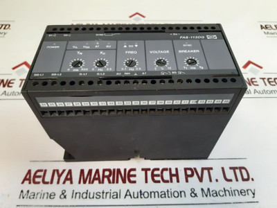 Deif Fas-113Dg Synchronisation & Circuit Breaker 110V Ac