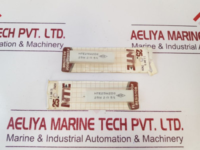 Lot Of 9X Nte 25W2D0 Flameproof Resistor 25W 2Ohm