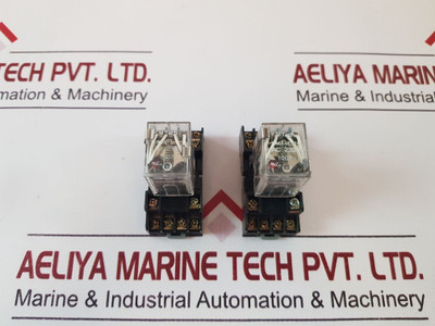 Y.M. Tech Ym4-l Relay With Base 10A 300Vac