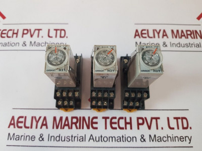 Lot Of 4X Omron H3Y-4 Timer 0-5 Sec Lot Of 4X Omron H3Y-4 Timer 0-5 Sec