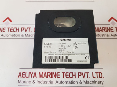 Siemens Lal2.25 Burner Program Controller Series:02 220-240V~ 50-60Hz 3,5Va
