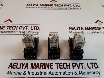 Ym4-l Y. M Tech Relay With Base 10A 300Vac Ym4-l Y. M Tech Relay With Base 10A 300Vac