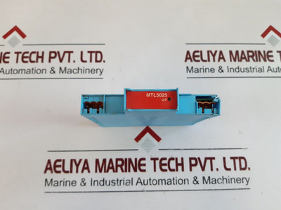 Mtl5025 Measurement Technology Low-current Loop-powered Solenoid/Alarm Driver Mtl5025 Measurement Technology Low-current Loop-powered Solenoid/Alarm Driver