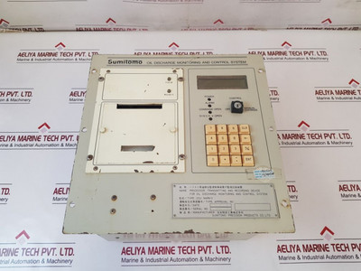 Ccu Mark V Oil Discharge Monitoring And Control SystemSumitomo Ccu Mark V Oil Discharge Monitoring And Control SystemSumitomo