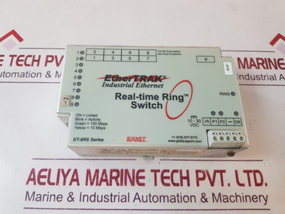 : Et-9Rs-1-e 1
Industrial Ethernet Real-time Ring Switch
Sixnet : Et-9Rs-1-e 1
Industrial Ethernet Real-time Ring Switch
Sixnet