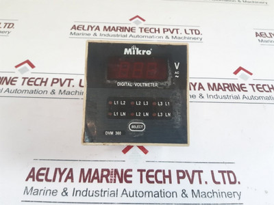 Mikro Dvm 360 Digital Voltmeter Ac240V