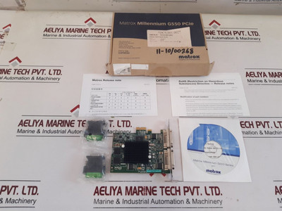 Video Card Matrox G55-mdde32F Display Dual Mgi Video Card Matrox G55-mdde32F Display Dual Mgi