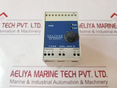 Rrl-505 D Voltage Transducer (Dc Supply) -