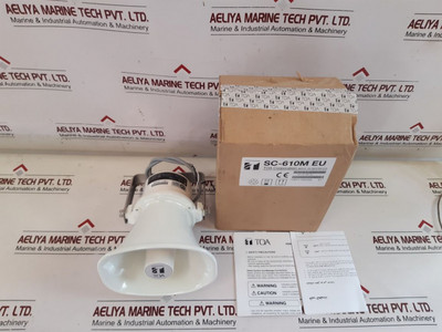 Sc-610M Eu Toa Corporation Paging Horn Speaker With Transformer 10W *19H1100266* Toa Sc-610M Eu Toa Corporation Paging Horn Speaker With Transformer 10W *19H1100266* Toa
