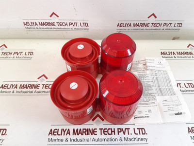 B/Se 128 Digisound Warning Siren /Red Horn En54-3 Sounder Beacon