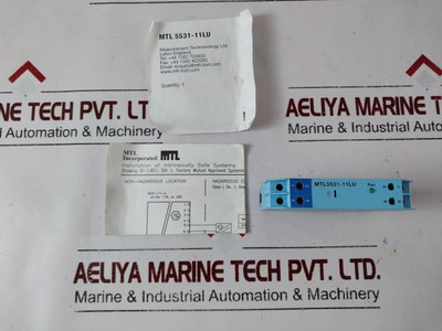Mtl5531-11Lu Measurement Technology Ltd Voltage/Current To Voltage Converter Mtl5531-11Lu Measurement Technology Ltd Voltage/Current To Voltage Converter