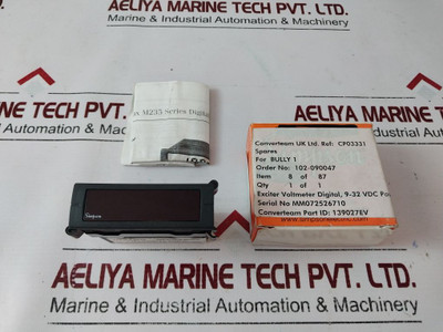 Simpson M23512240 Panel Meter 9-32 Vdc Power