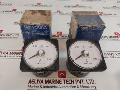 Sam Young Sy-300 Ammeter 0 To 600 A~