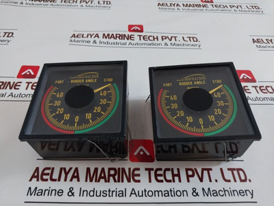 D3V96S Rudder Angle Panel Indicator Nieaf-smitt Vander Velden Marine Systems D3V96S Rudder Angle Panel Indicator Nieaf-smitt Vander Velden Marine Systems