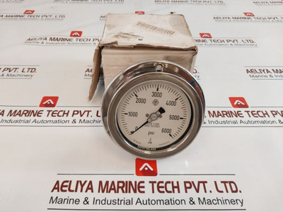 Mc Daniel 316 Ss Pressure Gauge Tube And Socket 0 To 6000 Psi Mc Daniel 316 Ss Pressure Gauge Tube And Socket 0 To 6000 Psi