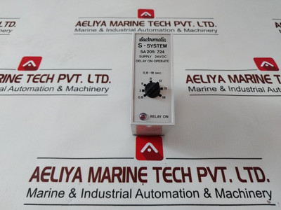 Electromatic Sa205 724 Time Delay Relay 0,8-18 Sec. Electromatic Sa205 724 Time Delay Relay 0,8-18 Sec.
