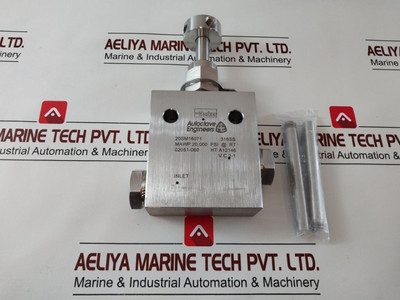 Parker 20Sm16071 Needle Valve 20000 Psi