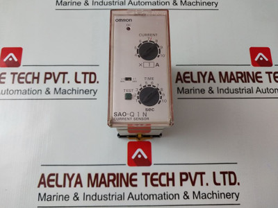 Omron Sao-q1N Current Sensor 1-10 Sec