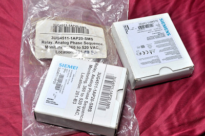 Siemens 3UG4511-1AP20 Analog Phase Sequence Monitoring Relay Siemens 3UG4511-1AP20 Analog Phase Sequence Monitoring Relay