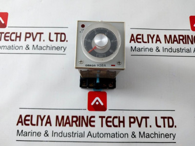 Omron H3Ba-8H Timer Module With Base H3Ba 0-10 Sec 5A 250Vac Omron H3Ba-8H Timer Module With Base H3Ba 0-10 Sec 5A 250Vac