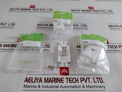 Lot Of 8X Legrand Wp3210-wh Wall Jack Pre-configured 1-p Strap