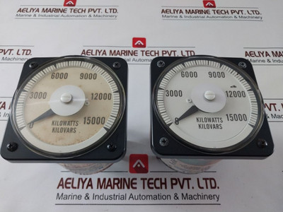 Yokogawa Ab-40 Kilowatt/ Kilovars Meter Yokogawa Ab-40 Kilowatt/ Kilovars Meter