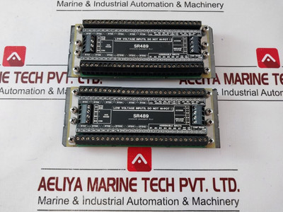 General Electric Sr489 Generator Management Relay Connector Board Only General Electric Sr489 Generator Management Relay Connector Board Only