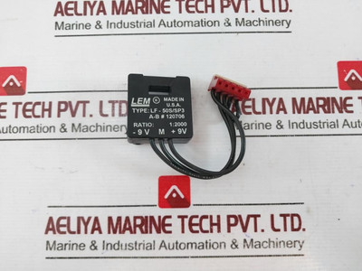 Lem Lf-50S/Sp3 Current Transducer Module -9V M + 9V Lem Lf-50S/Sp3 Current Transducer Module -9V M + 9V