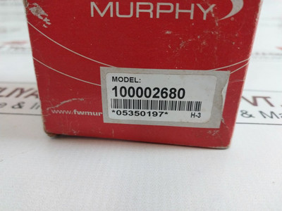 Murphy 100002680 Air Pressure Gauge 0 To 150 Psi H-3 Murphy 100002680 Air Pressure Gauge 0 To 150 Psi H-3