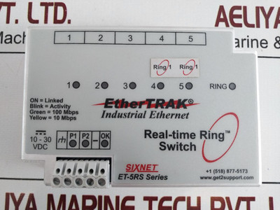 Sixnet Et-5Rs-1-e1 Industrial Ethernet Real-time Ring Switch
